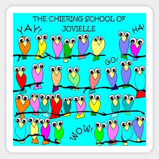 Chiering School of Jovielle Single Cyan 5748 Sticker